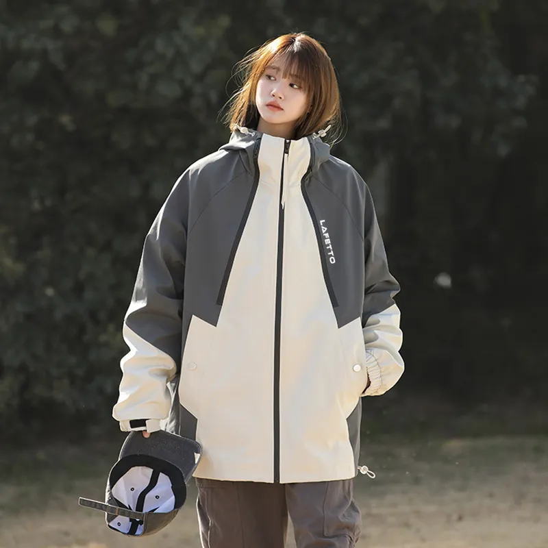 Lafetto Waterproof And Windproof Windbreaker Jacket Unisex-12