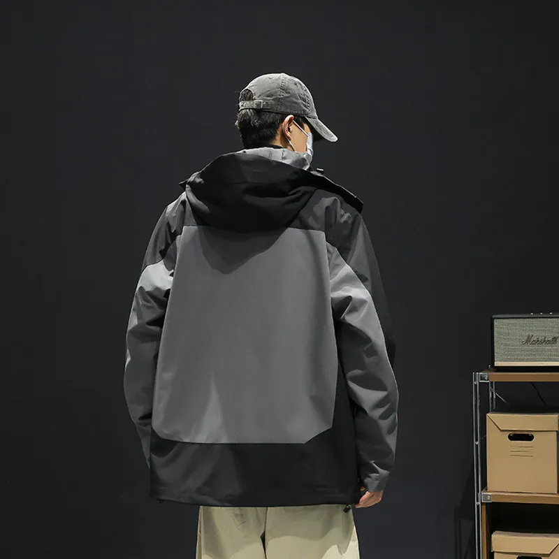 Lafetto Waterproof And Windproof Windbreaker Jacket Unisex-4