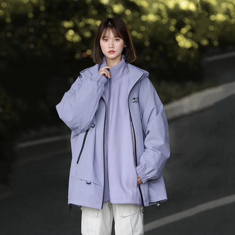 Lafetto Waterproof And Windproof Windbreaker Jacket Unisex-12