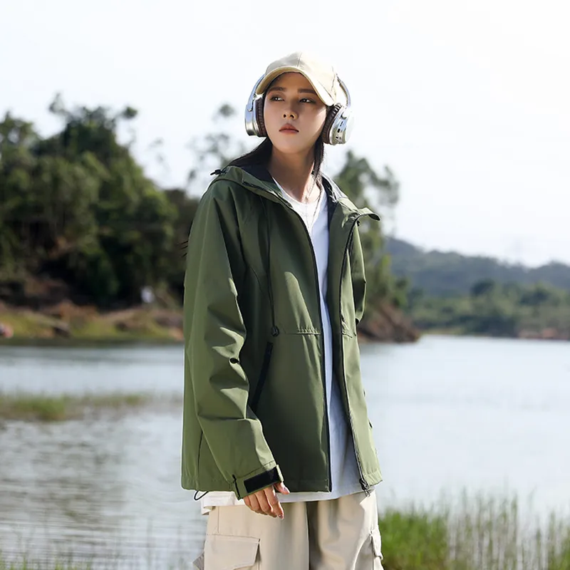 Lafetto Waterproof And Windproof Windbreaker Jacket Unisex-13