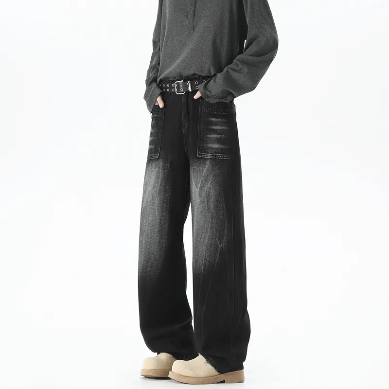 Lafetto Jeans Unisex Black Gray-3