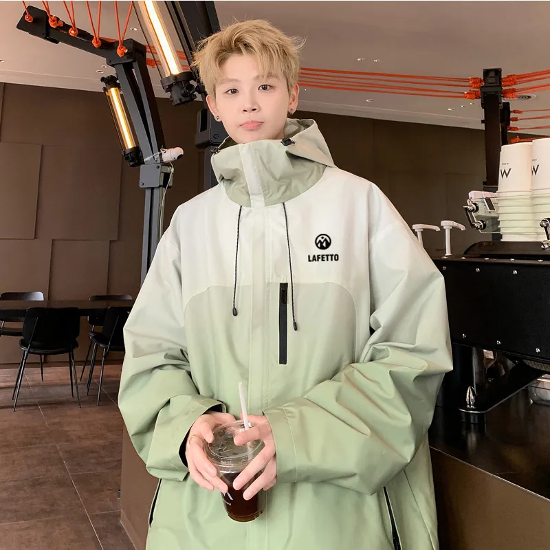 Lafetto Waterproof And Windproof Windbreaker Jacket Unisex-5