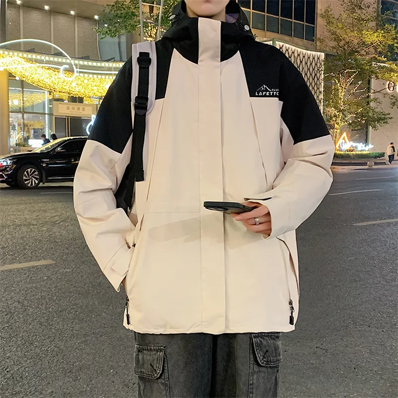 Lafetto Waterproof And Windproof Windbreaker Jacket Unisex-2