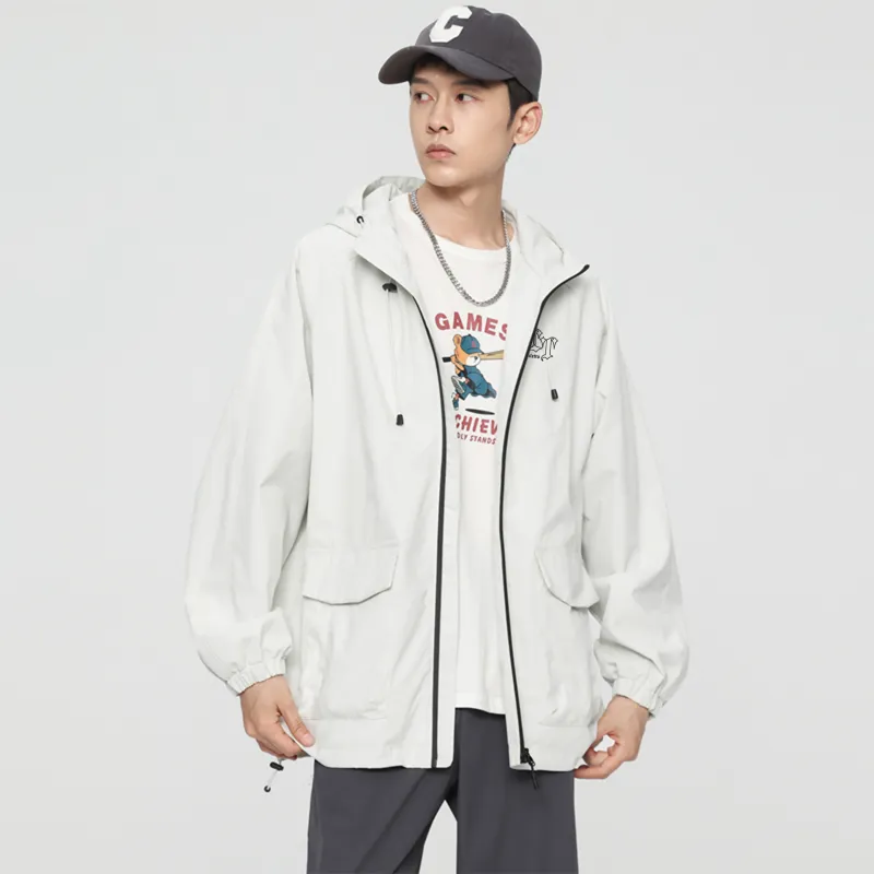 Lafetto Waterproof And Windproof Windbreaker Jacket Unisex-5