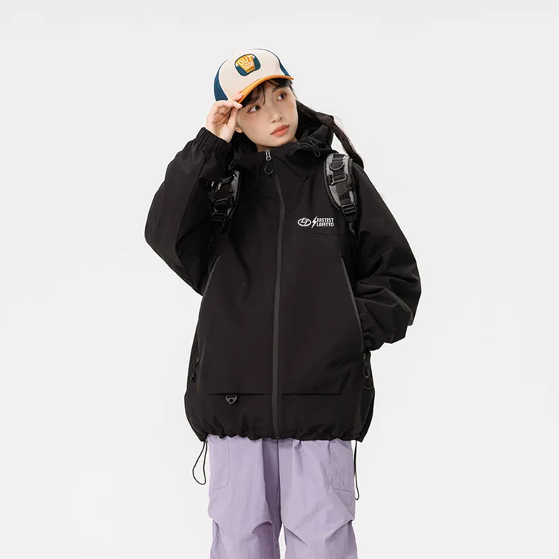 Lafetto Waterproof And Windproof Windbreaker Jacket Unisex-3