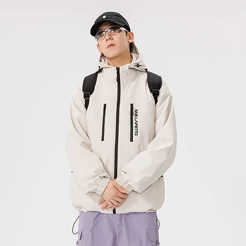 Lafetto Waterproof And Windproof Windbreaker Jacket Unisex-11