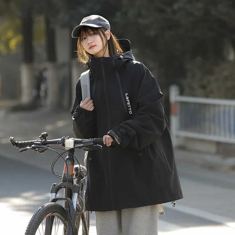 Lafetto Waterproof And Windproof Windbreaker Jacket Unisex-17