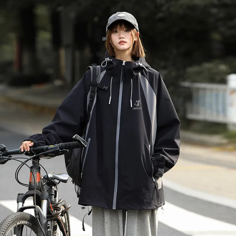 Lafetto Waterproof And Windproof Windbreaker Jacket Unisex-12