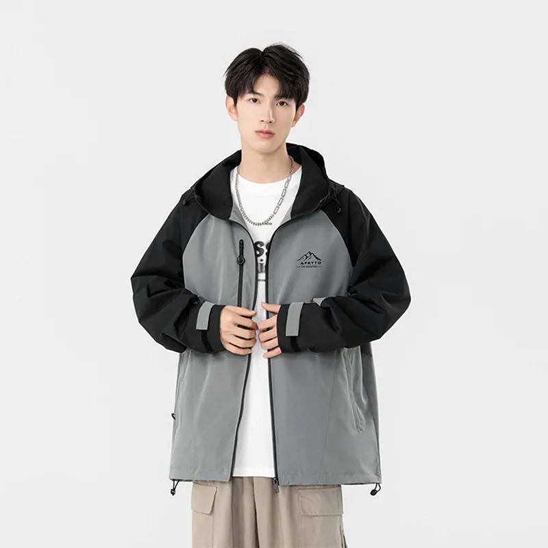 Lafetto Waterproof And Windproof Windbreaker Jacket Unisex-2
