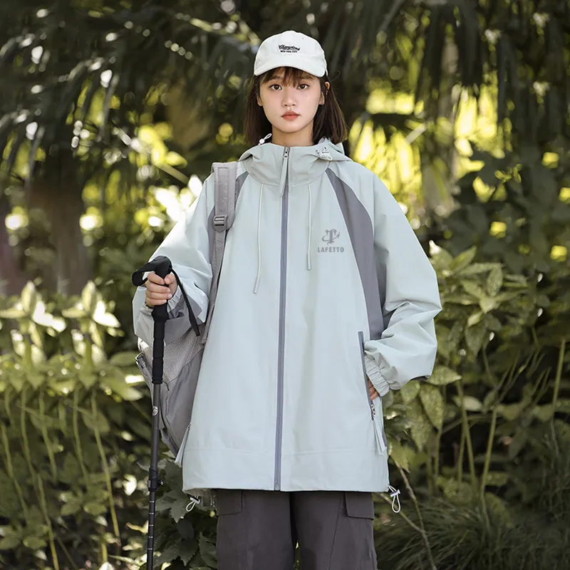 Lafetto Waterproof And Windproof Windbreaker Jacket Unisex-7