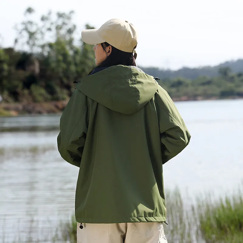 Lafetto Waterproof And Windproof Windbreaker Jacket Unisex-14
