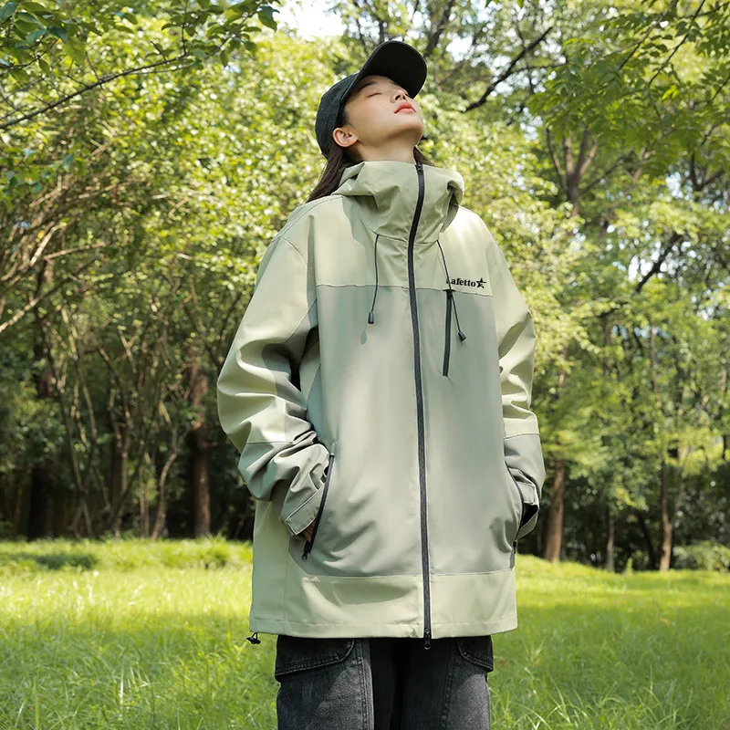Lafetto Warm Water Resistant Windproof Windbreaker Jacket Unisex-13