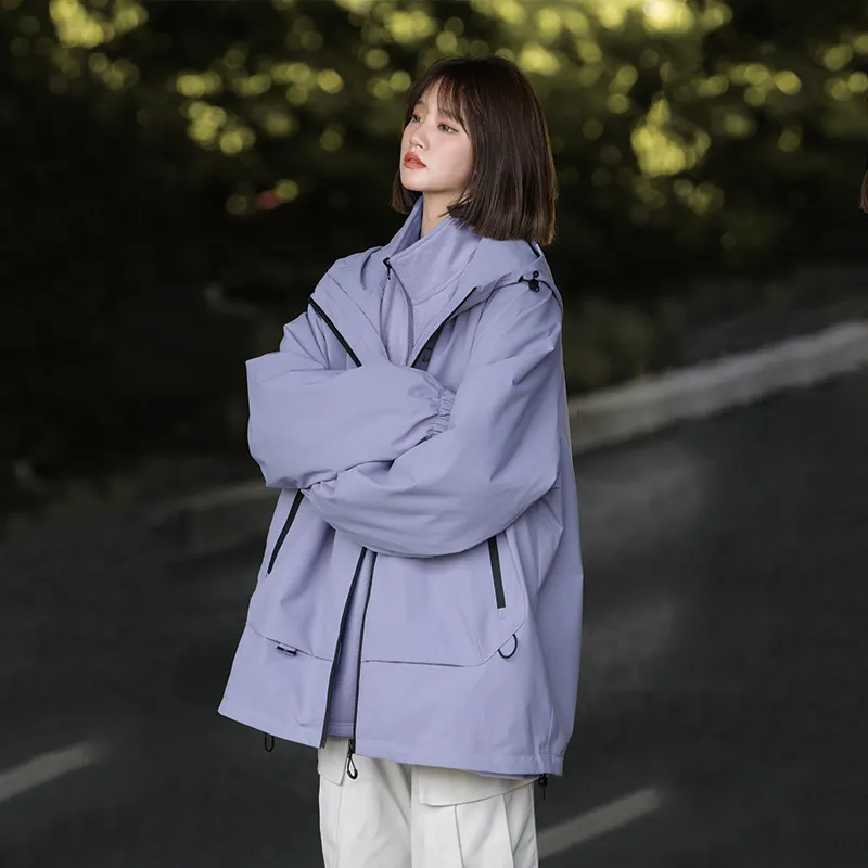 Lafetto Waterproof And Windproof Windbreaker Jacket Unisex-13