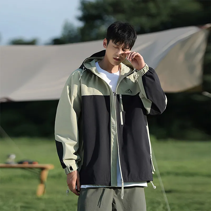 Lafetto Waterproof And Windproof Windbreaker Jacket Unisex-3