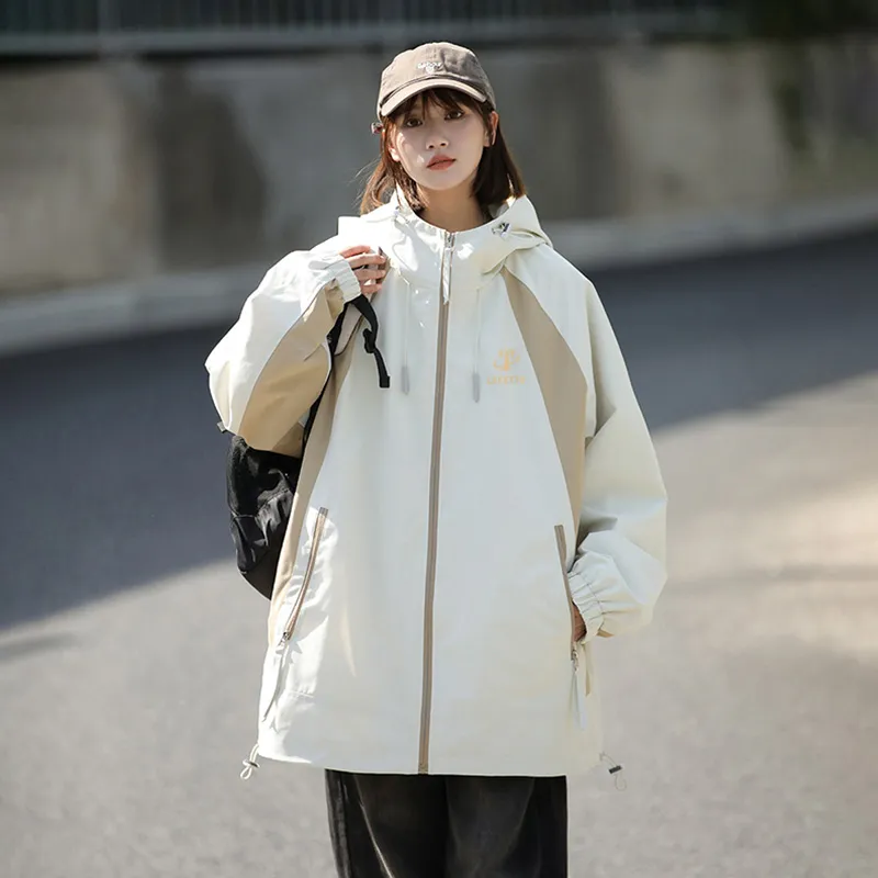 Lafetto Waterproof And Windproof Windbreaker Jacket Unisex-2