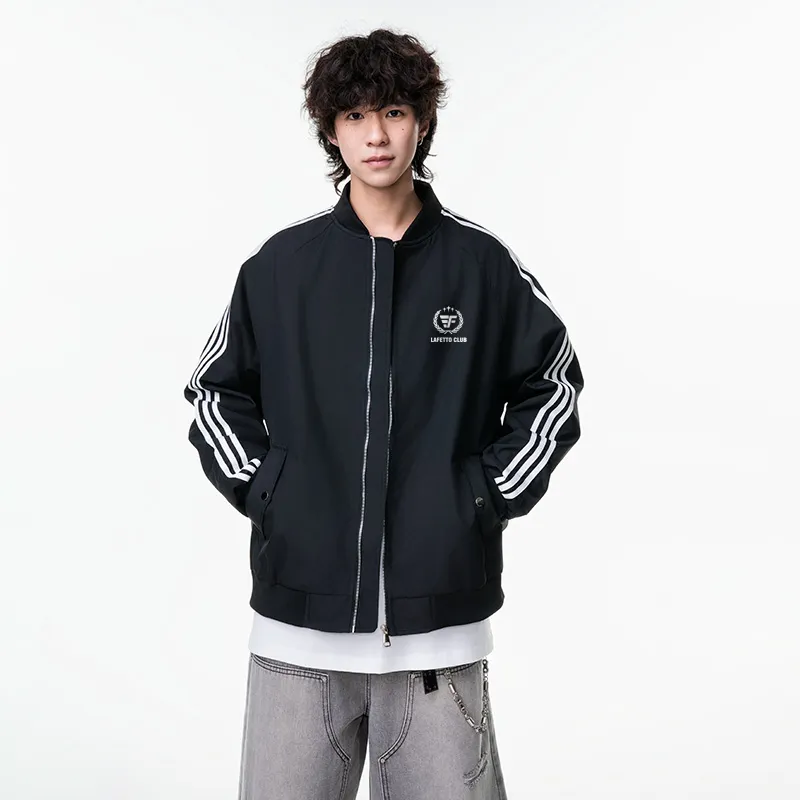 Lafetto Jackets Coats Unisex Black-4