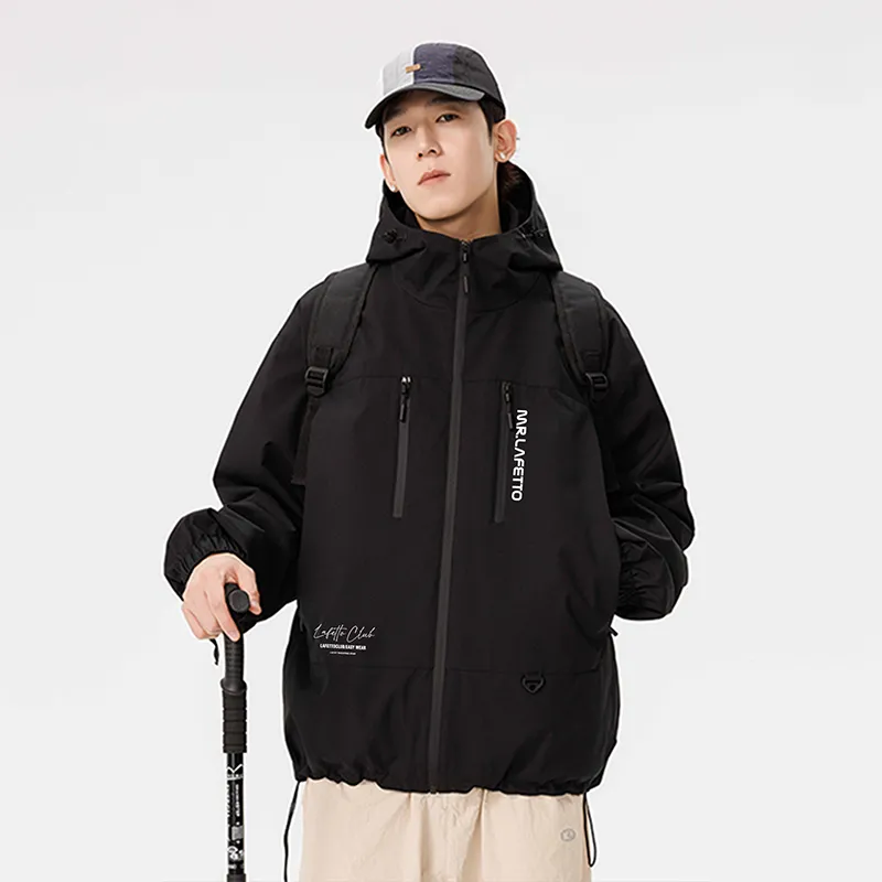 Lafetto Waterproof And Windproof Windbreaker Jacket Unisex-2