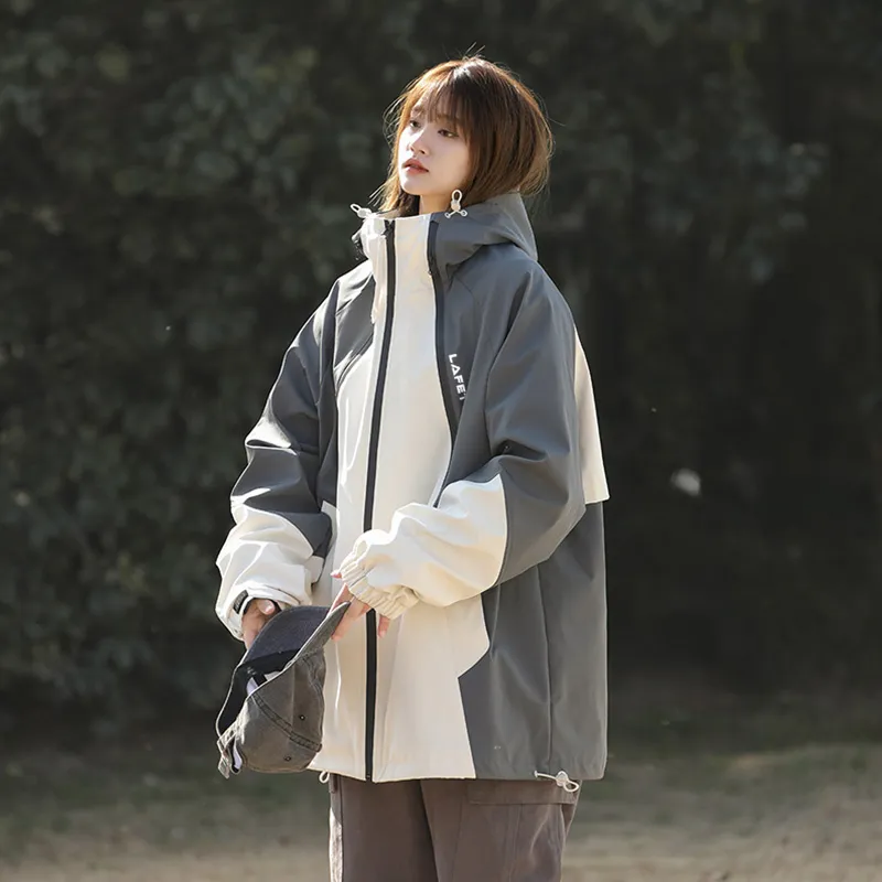 Lafetto Waterproof And Windproof Windbreaker Jacket Unisex-13