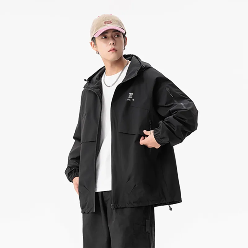 Lafetto Waterproof And Windproof Windbreaker Jacket Unisex-3