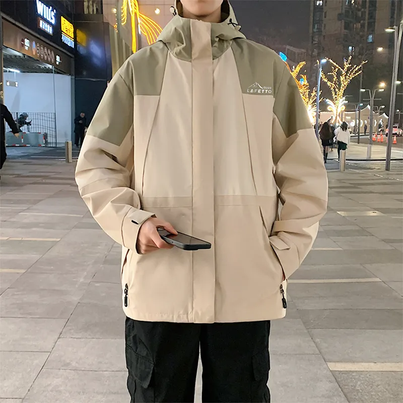 Lafetto Waterproof And Windproof Windbreaker Jacket Unisex-6