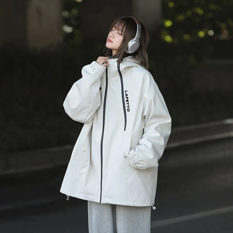 Lafetto Waterproof And Windproof Windbreaker Jacket Unisex-2