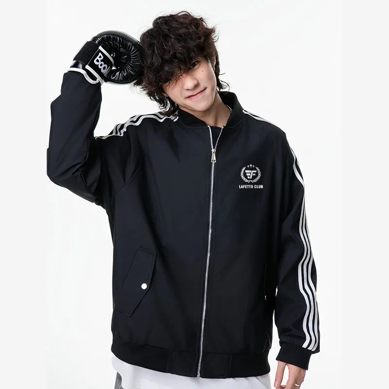 Lafetto Jackets Coats Unisex Black-2