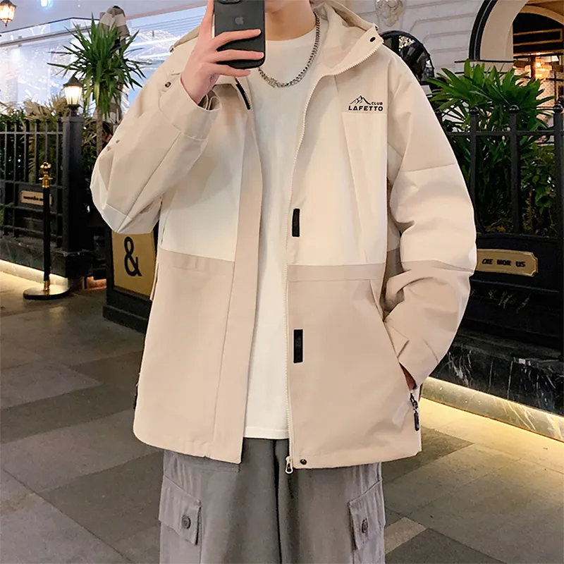 Lafetto Waterproof And Windproof Windbreaker Jacket Unisex-10