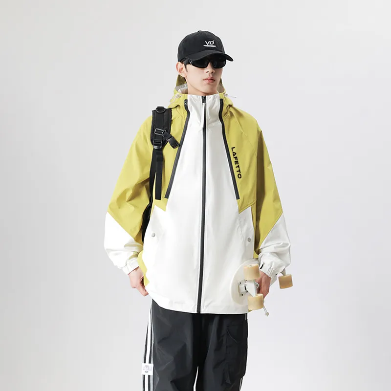 Lafetto Waterproof And Windproof Windbreaker Jacket Unisex-7