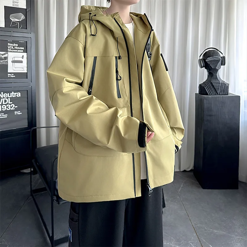 Lafetto Waterproof And Windproof Windbreaker Jacket Unisex-8