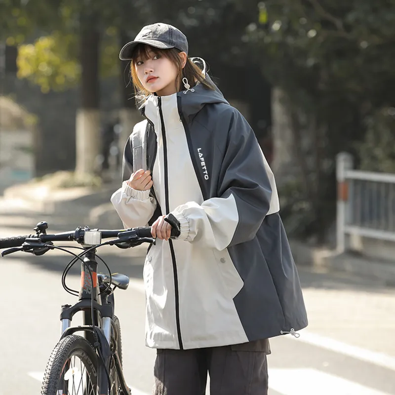 Lafetto Waterproof And Windproof Windbreaker Jacket Unisex-14