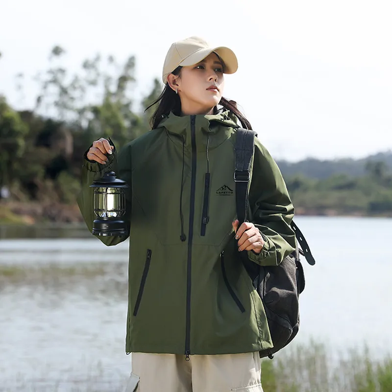 Lafetto Waterproof And Windproof Windbreaker Jacket Unisex-12