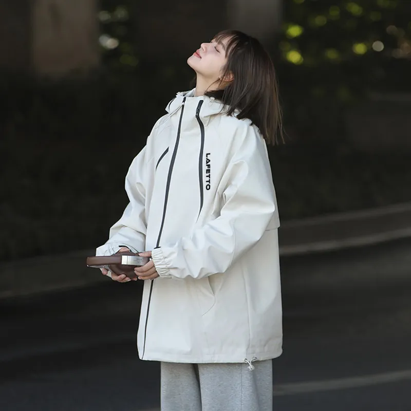 Lafetto Waterproof And Windproof Windbreaker Jacket Unisex-3