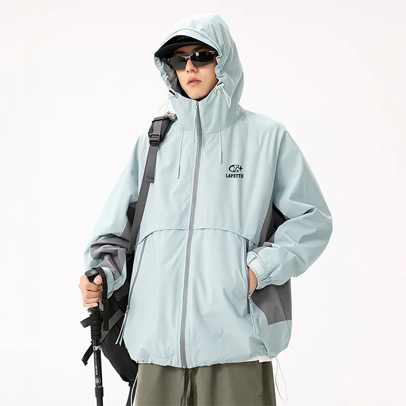 Lafetto Waterproof And Windproof Windbreaker Jacket Unisex-10