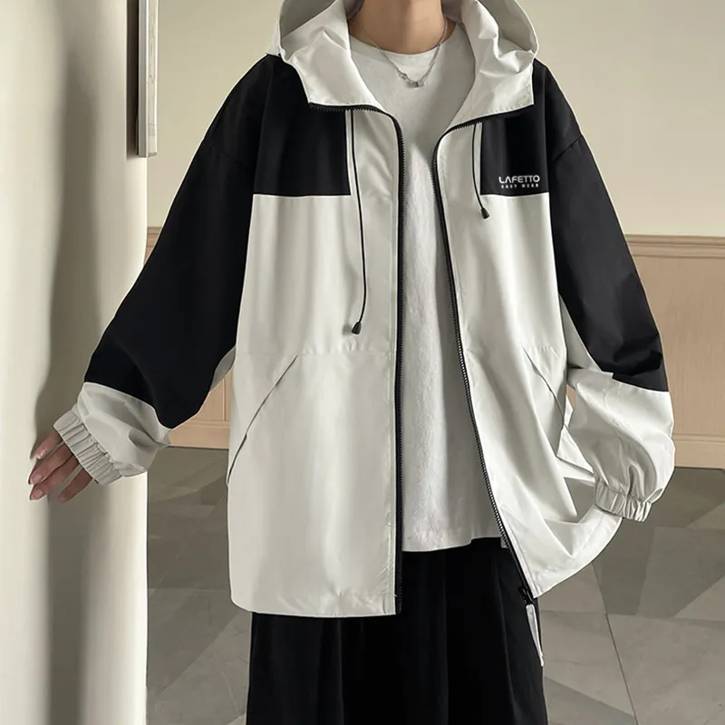 Lafetto Water Resistant Windproof Wear Resistant Windbreaker Jacket Unisex-4