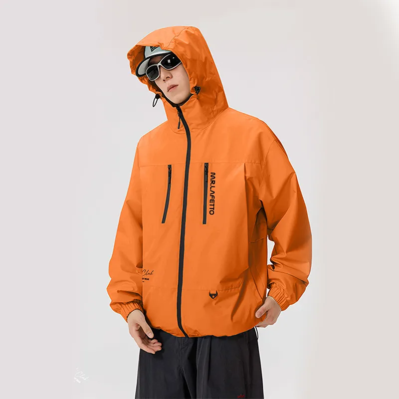 Lafetto Waterproof And Windproof Windbreaker Jacket Unisex-7