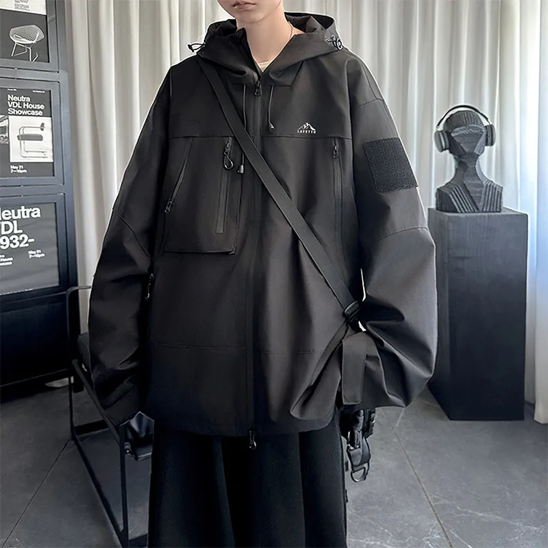 Lafetto Waterproof And Windproof Windbreaker Jacket Unisex-2