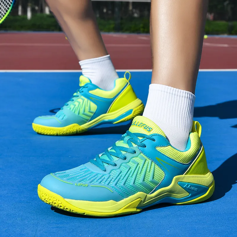LEFUS Cushioned Slip-Resistant Abrasion-Resistant Breathable Low-Top Badminton Shoes Unisex-18