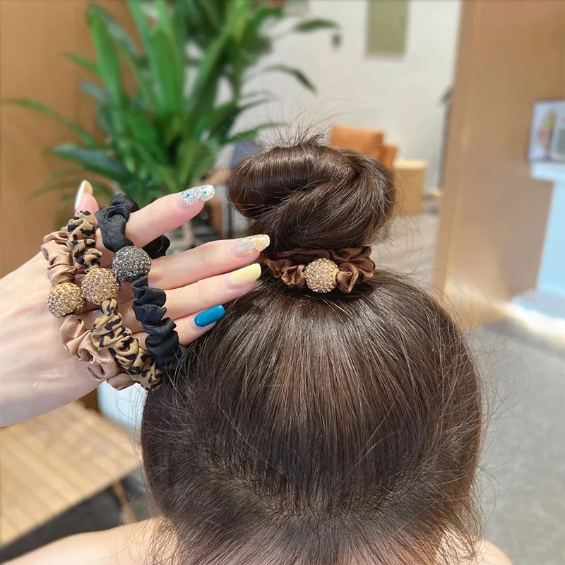 Shancer Rhinestone Hair Tie Women's-2