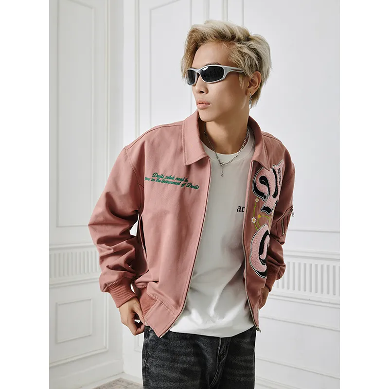 A Chock Jackets Unisex Dusty Pink-2