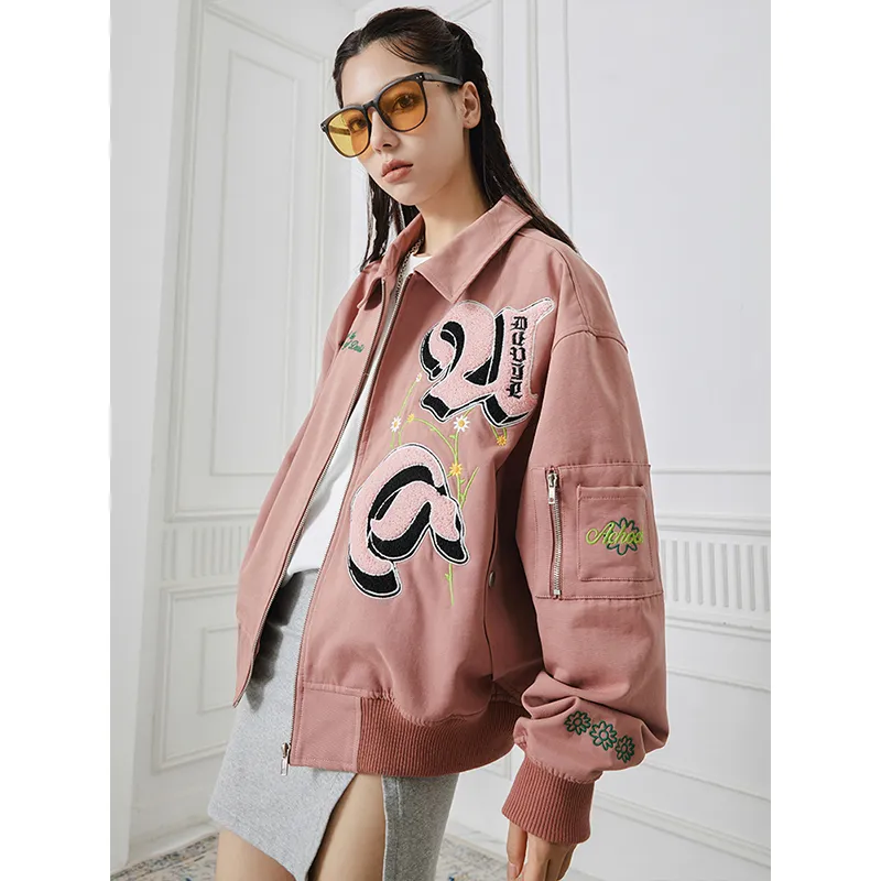 A Chock Jackets Unisex Dusty Pink-4