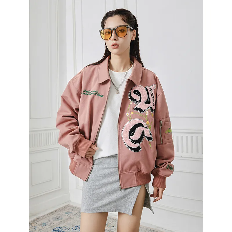 A Chock Jackets Unisex Dusty Pink-3