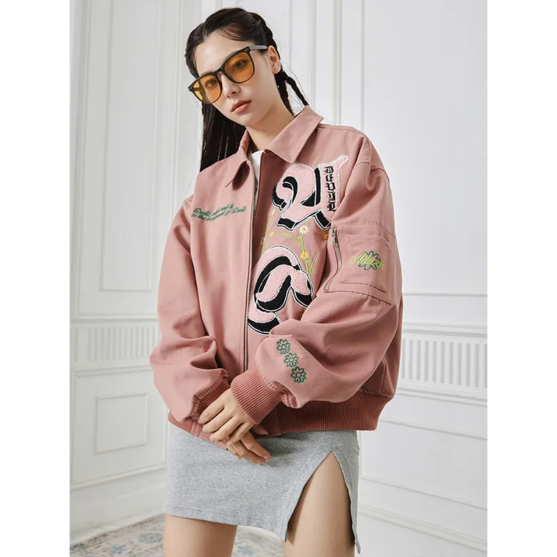 A Chock Jackets Unisex Dusty Pink-5