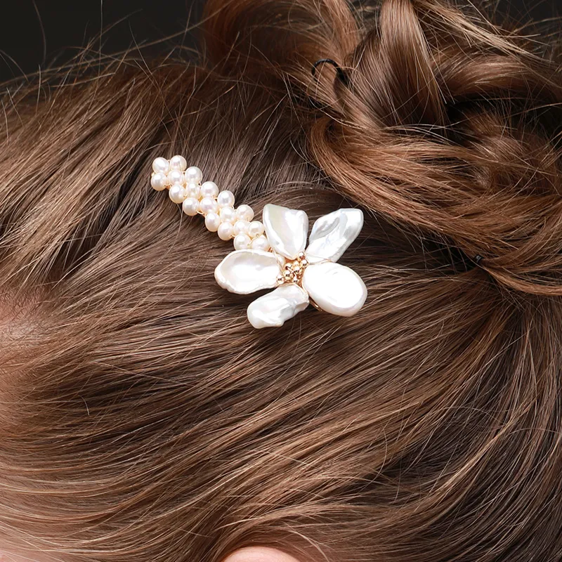COCOKIM Freshwater Pearl Brooches Unisex-5