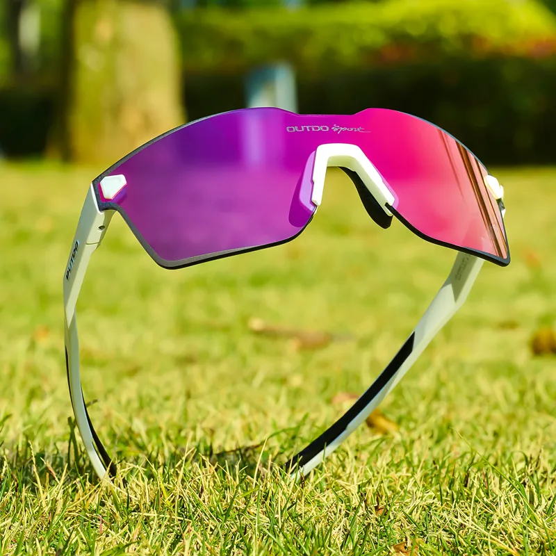 OUTDO Irregular Shape Sunglasses Unisex Multicolor-2