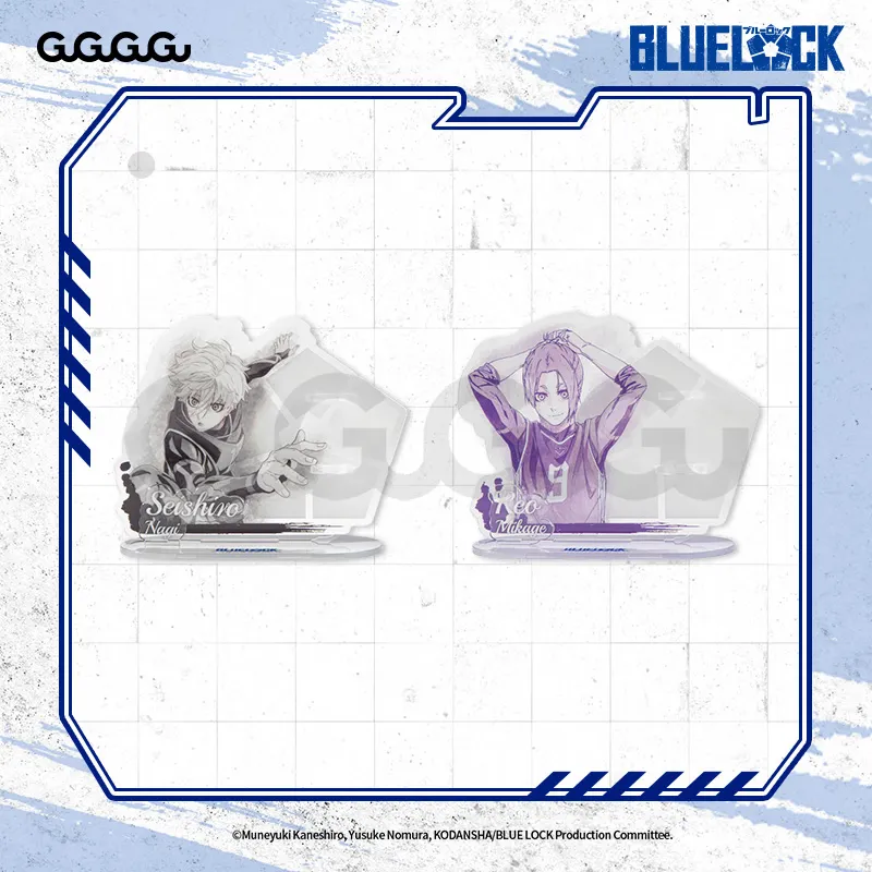 GuGuGuGu Blue Lock Watercolor Style Collection Acrylic Pen Holder Standee Acrylic Stands-18