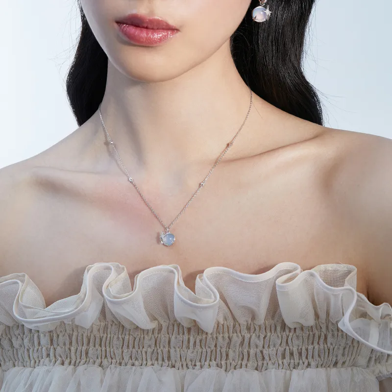 Colev Kie S925 Silver Necklaces Women's-4