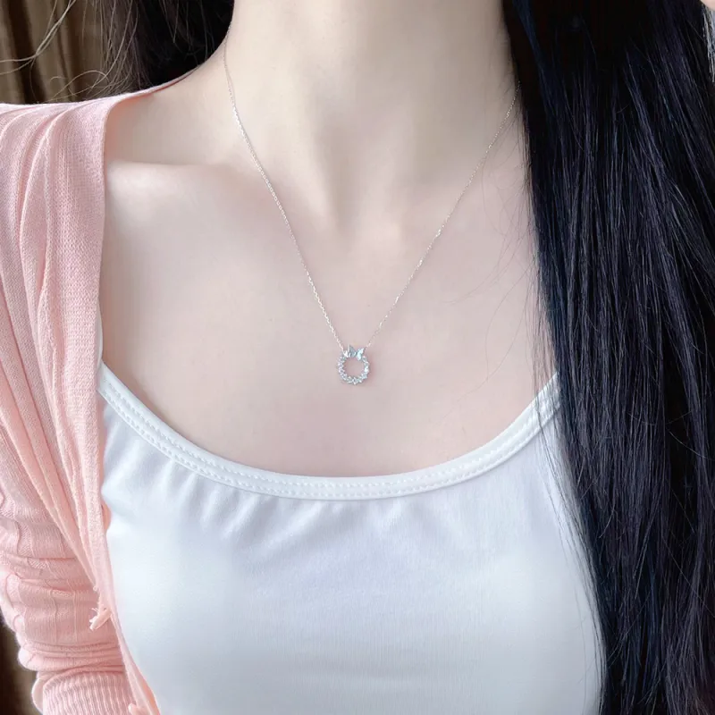 Colev Kie S925 Silver Luxury Niche Design Necklaces Women's Gold-9