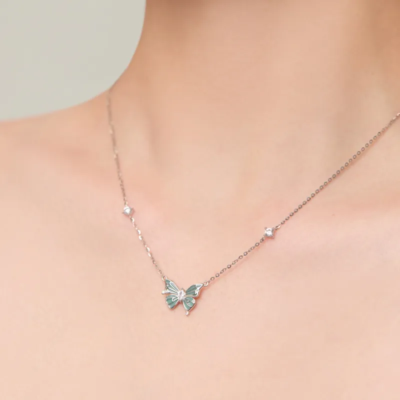 Colev Kie S925 Silver Necklaces Women's-4