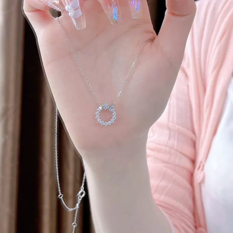 Colev Kie S925 Silver Luxury Niche Design Necklaces Women's Gold-10