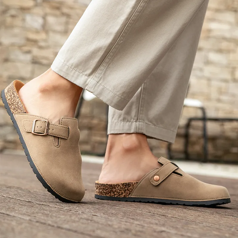 CAOP Cork Bucolic Collection Closed Toe Slippers Unisex-5